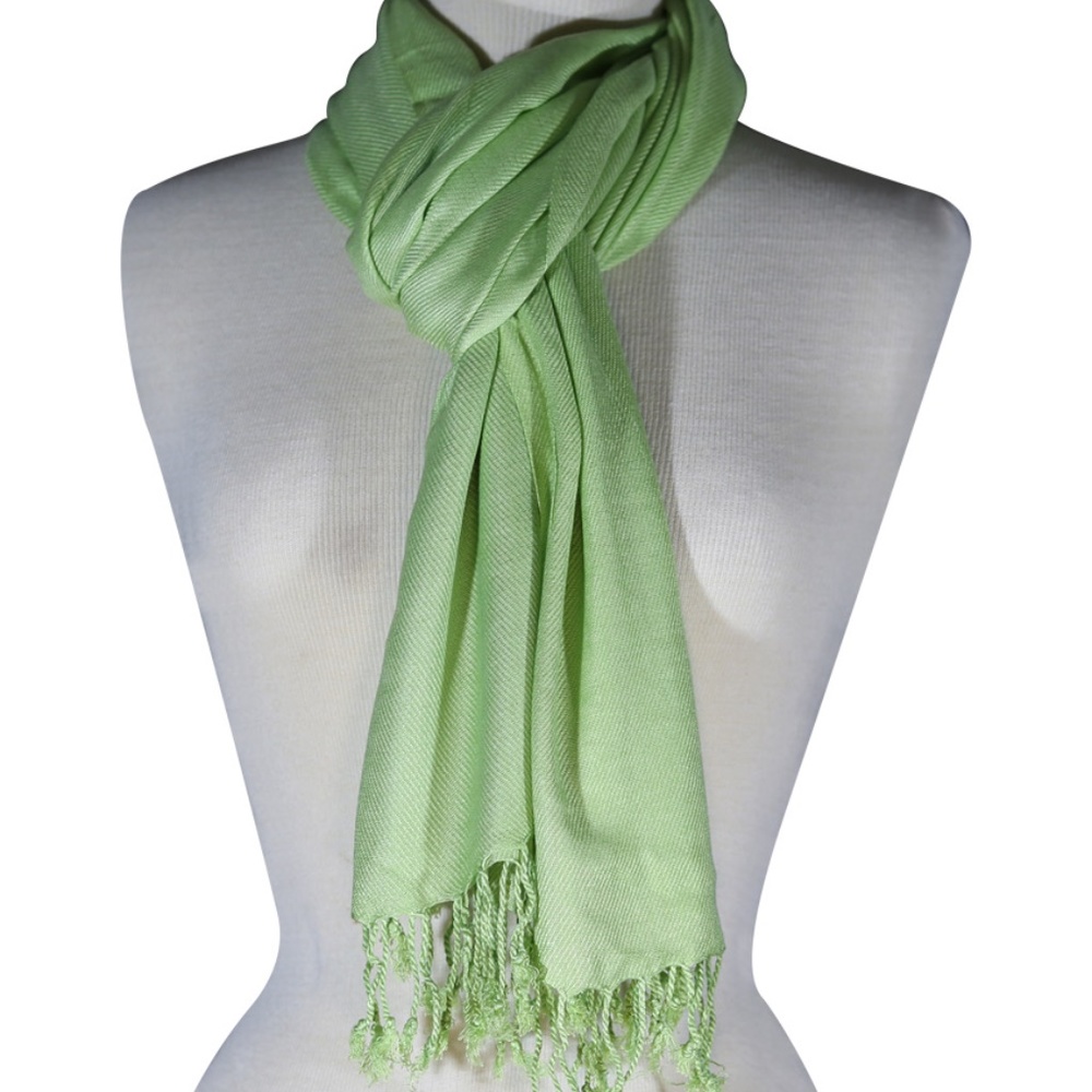 Pashmina - Light Green - 100% Viscose